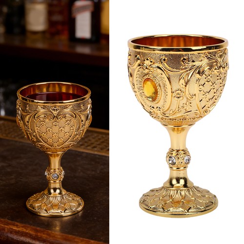 Metal wine goblet vintage - metal,