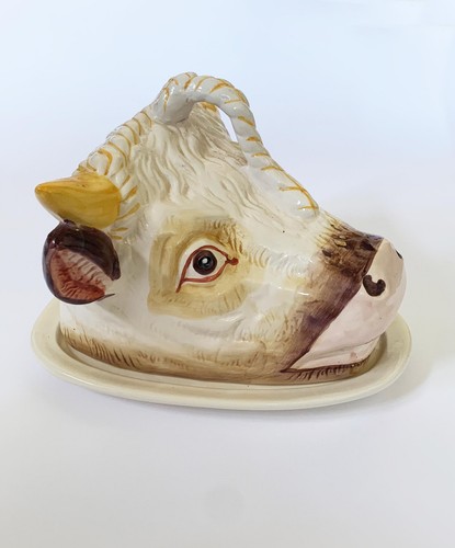 Antique staffordshire cow - staffordshire, cow's