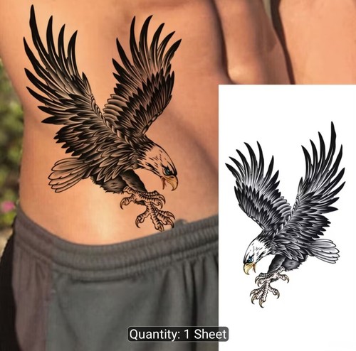 Large bald eagle temporary - large,