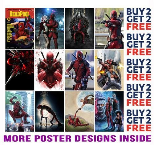 Deadpool marvel poster art - deadpool,