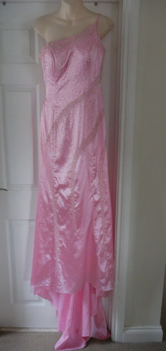 Pink beaded ball gown - ball, 10