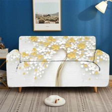 Mine Jewelry Leaf Stretch Sofa Cover Lounge Couch Slipcover Recliner Protector