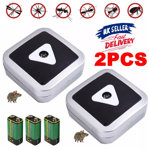 2pc ultrasonic mouse repeller - ultrasonic,