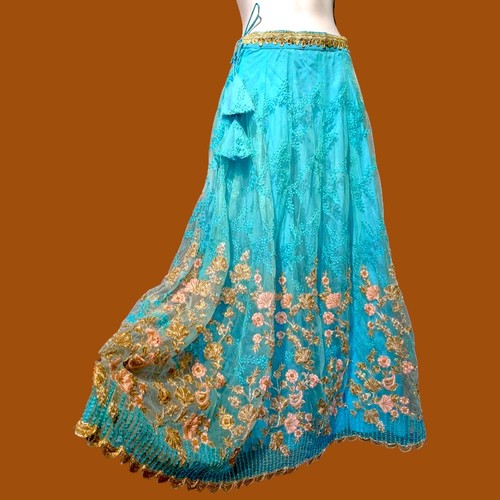 Indian zardozi lehenga skirt - indian,