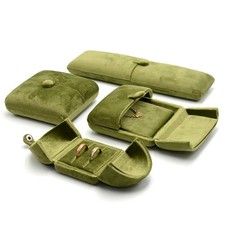 Double-door Velvet Jewelry Box