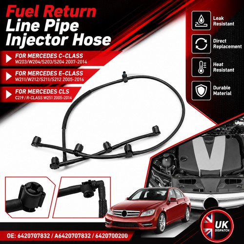 Fuel return line pipe - return,