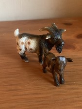 Two plastic toy - two, goats