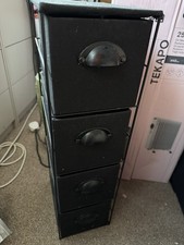 Habitat Black Canvas Metal