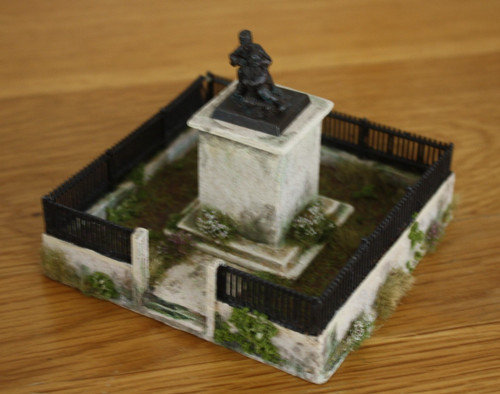 Statue memorial and - memorial, well
