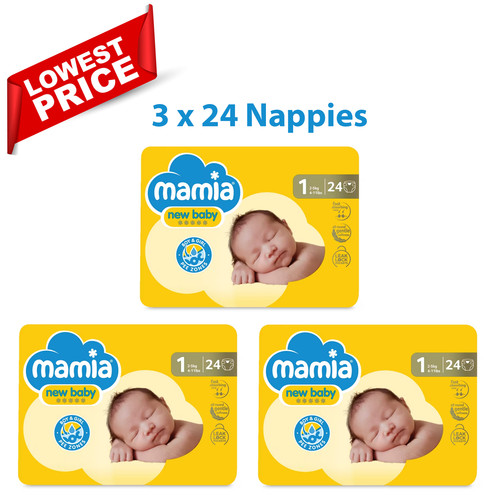 Mamia new baby size nappies - baby,