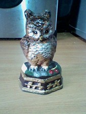 Cast iron owl door - , stop