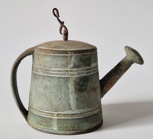 Watering can shaped verdigris - shaped,