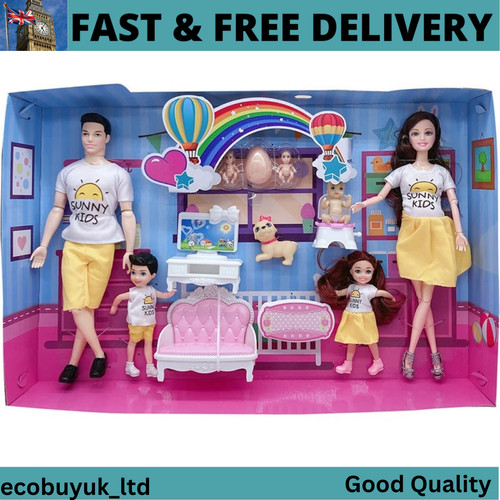 Barbie happy family pregnant - family,