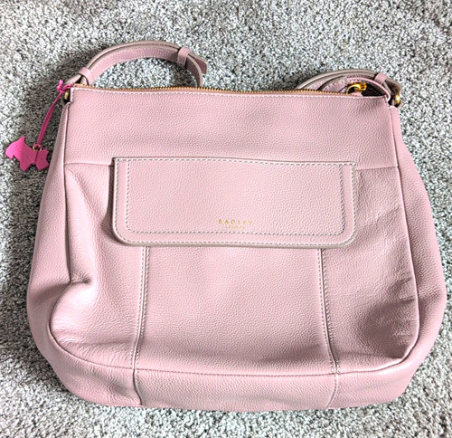 Radley pink pebbled leather - radley,