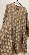 bonanza satrangi Fully Embroided Kurta Beige Size 10