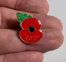 DATED 2021 POPPIE,PIN,BADGE