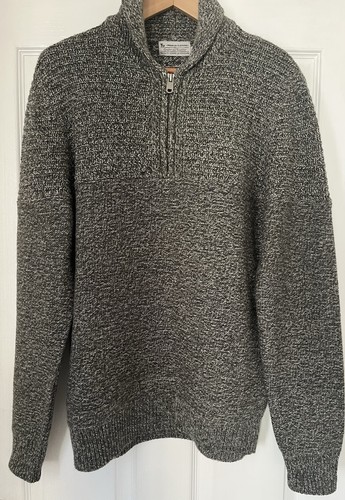 Mens half zip jumper size - tu,