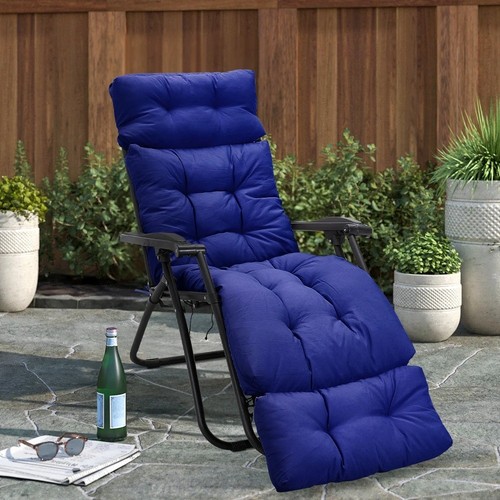Outdoor lounger cushion tufted - outdoor,