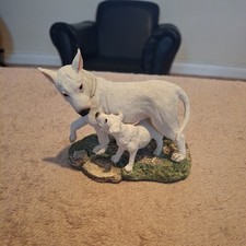 Sherrat & Simpson 'A Mothers Love' English Bull Terrier & Pup #57491 Figurine