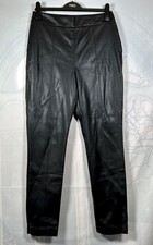 F&F black pleather faux