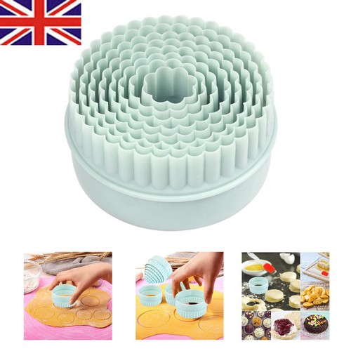 Double edged round fluted - edged, &