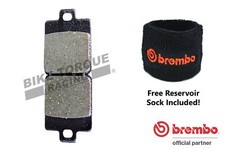 Brembo Carbon Ceramic Rear Brake Pads fits SYM 200 Fiddle III 2016-