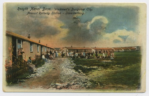 Rosyth naval base workmen - base, workmen's