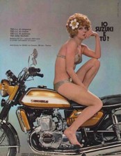 advertising Advertising-MOTORCYCLE SUZUKI GT 750 1972 MAXIMOTO MOTOJAPANESE ERA