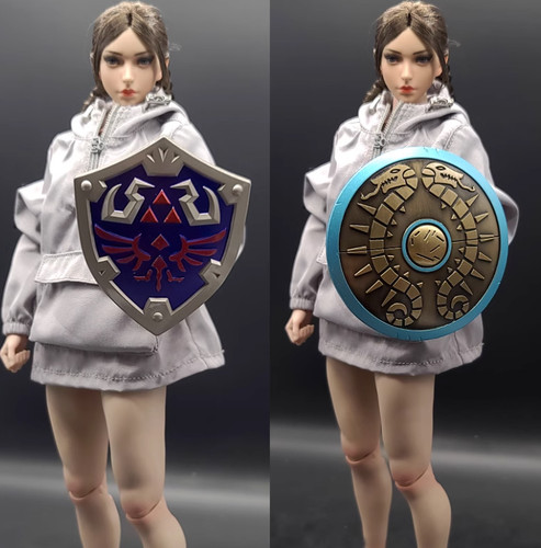 Retro shield toy model - shield,