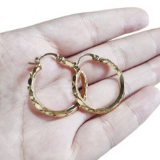 9ct Yellow Gold Creole Hoop·