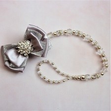 Silver Glitter Diamante Luxe