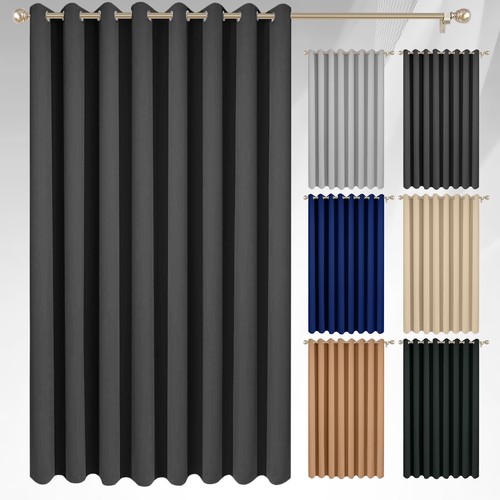 Blackout door curtain single - door,