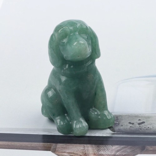 Crystal dog figurines - dog,