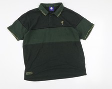 Ryder Cup 2023 Men's Green Colourblock Polo Shirt XL Cotton Blend