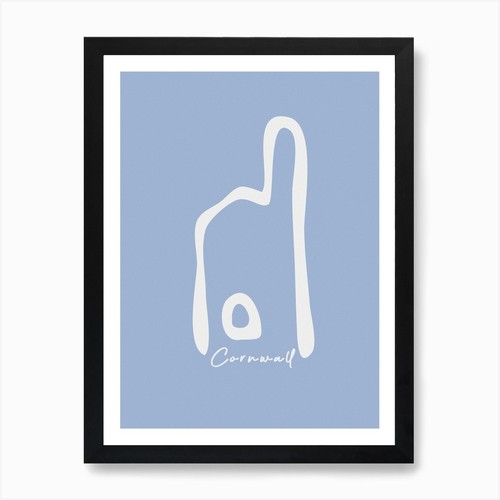 Cornish tin mine art - art, print