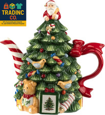 Christmas Tree Figural Teapot