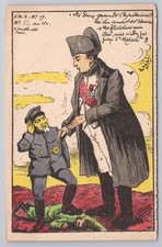 c1905 French Political Cartoon Napoleon & Japan Russo-Japanese War Franck Edit