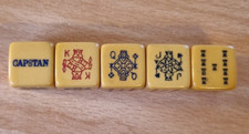 Vintage Capstan set of 5 Poker dice