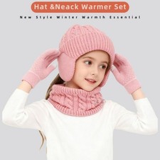 Winter Hat Scarf Gloves Set