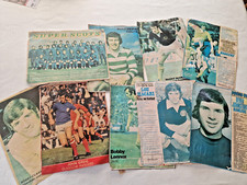 Vintage Pin-up Poster Super Scots Scottish Football Legends Memorabilia 1970's