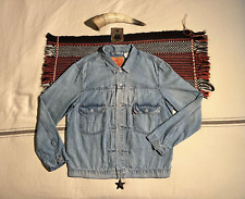 Levi’s Type 2 Jacket XL LVC-ish Blue Denim Trucker Vintage Repro Pleated 2015