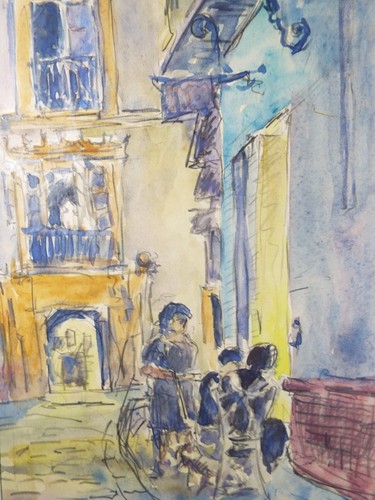 Original watercolour seville - original, 'seville