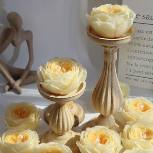 Aromatherapy wax candles - wax, rose