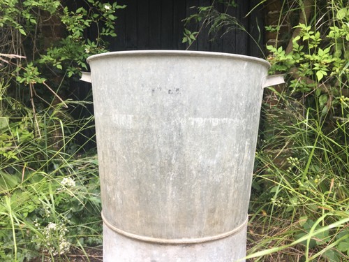 Tall galvanised zinc metal - tall,