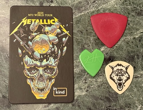 Metallica m72 tour card and - tour,