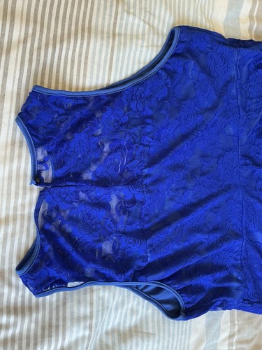 Cobalt blue lacy mermaid tail - lacy,