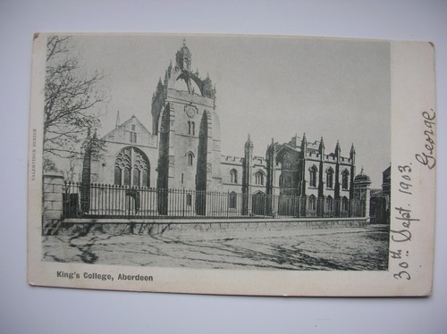 Aberdeen postcard king s - aberdeen, king's