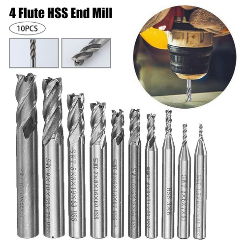 10x tungsten carbide flutes - tungsten,