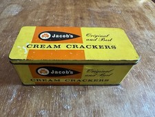 Vintage 1950s Jacob’s Cream Crackers Tin.
