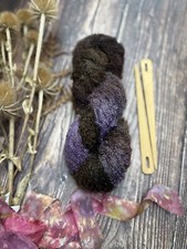 100g Hand Dyed Mohair Angora Boucle Yarn,  Autumnal Yarn Weaving Knitting 65